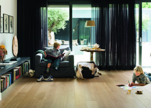 QuickStep Palazzo Pure Oak Engineered Flooring, Matt Lacquered, 190x3x14 mm Image 2
