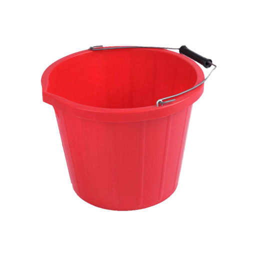 Plastic Bucket, Red, 5 L Image 1