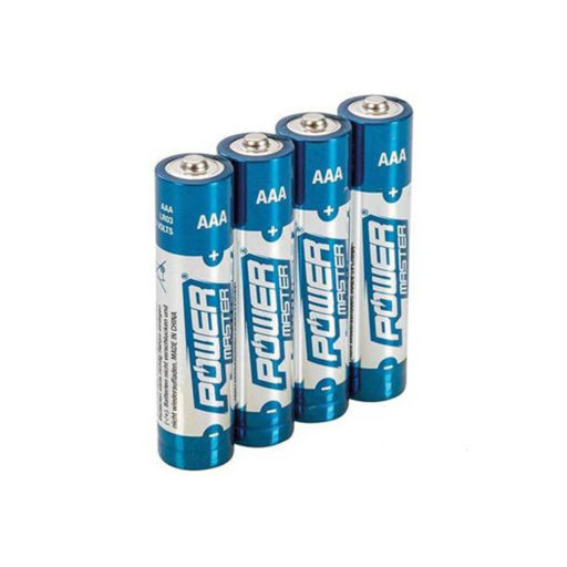 Powermaster AAA Super Alkaline Battery LR03 4pk Image 1