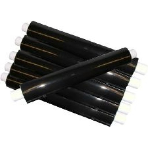 Single Roll Pallet Wrap, Black, 400mm, 300m, 17mu Image 1
