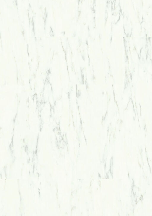 QuickStep Alpha Oro, Marble Carrara White Vinyl Flooring, 303x5x610mm Image 1