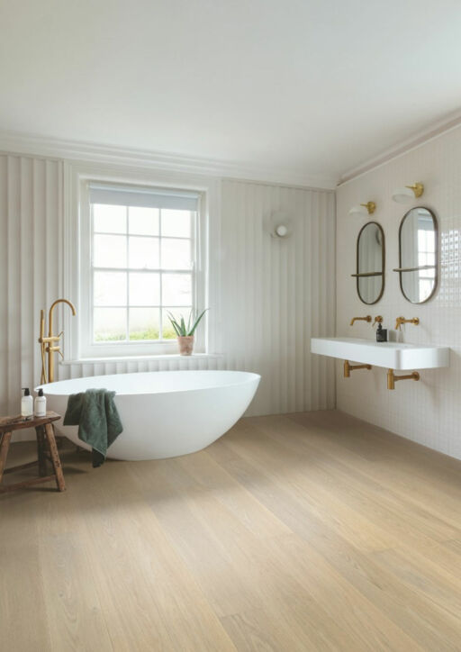 QuickStep Cascada Lily White Oak Engineered Flooring, Natural, Extra Matt Lacquered, 190x13x1820mm Image 2