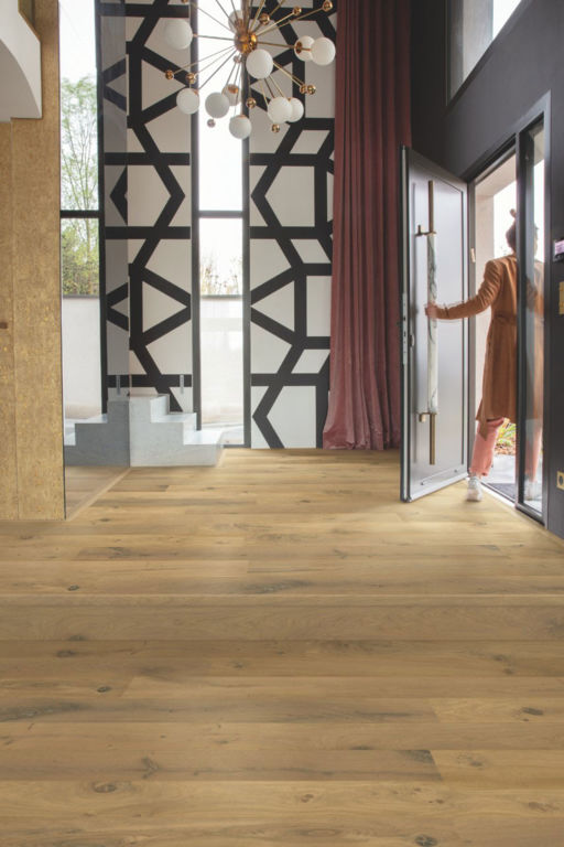 QuickStep Castello Raw Oak Engineered Flooring, Brushed, Extra Matt Lacquered, 145x14x1820 mm Image 3