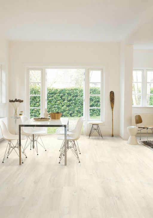 QuickStep Creo Charlotte Oak White Laminate Flooring, 7 mm Image 1