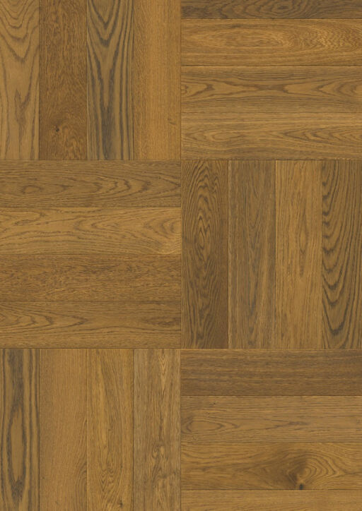 QuickStep Disegno Cinnamon Raw Oak Engineered Parquet Flooring, Extra Matt Lacquered, 145x13.5x580mm Image 2