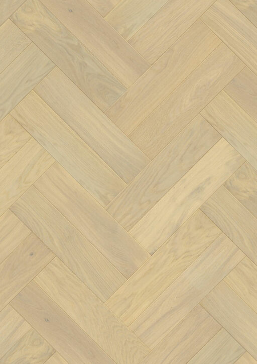 QuickStep Disegno Creamy Oak Engineered Parquet Flooring, Extra Matt Lacquered, 145x13.5x580mm Image 2