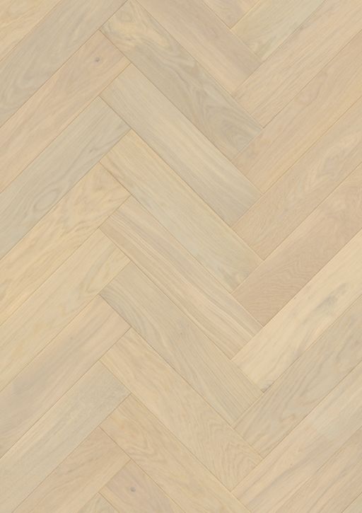 QuickStep Disegno Creamy Oak Engineered Parquet Flooring, Extra Matt Lacquered, 145x14x580 mm Image 1