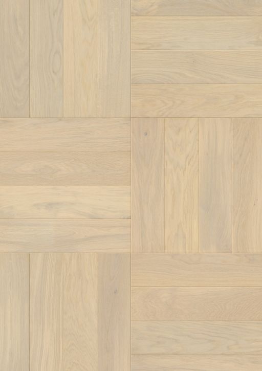 QuickStep Disegno Creamy Oak Engineered Parquet Flooring, Extra Matt Lacquered, 145x14x580 mm Image 4