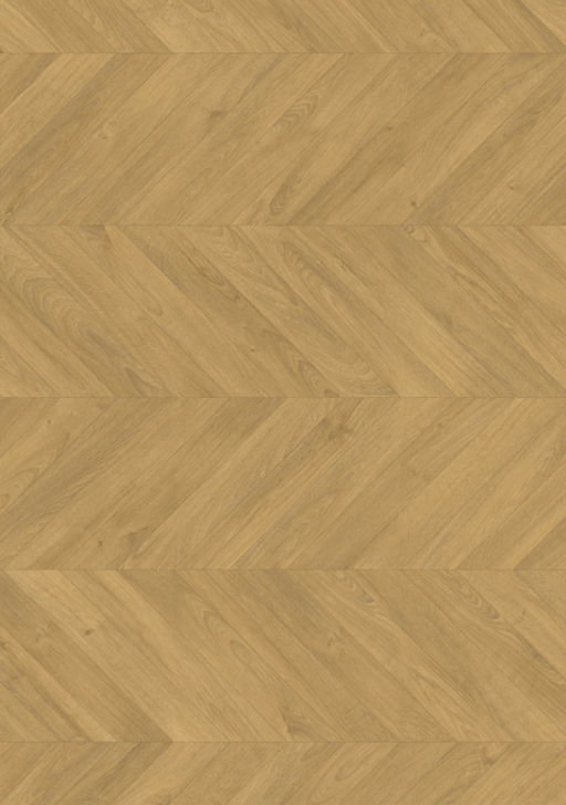 QuickStep Impressive Patterns Chevron Oak Natural Laminate Flooring, 8mm Image 1