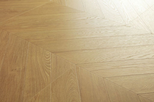 QuickStep Impressive Patterns Chevron Oak Natural Laminate Flooring, 8mm Image 5