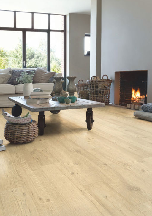 QuickStep Impressive Ultra Sandblasted Oak Natural Laminate Flooring, 12mm Image 2