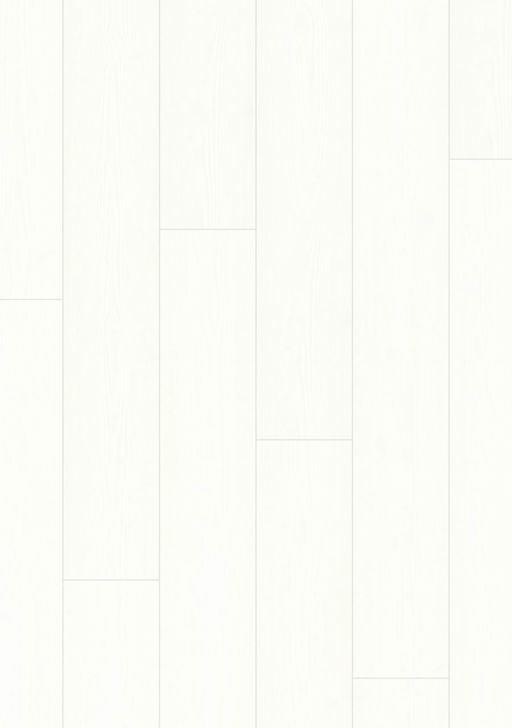 QuickStep Impressive White Planks Laminate Flooring, 8mm Image 1