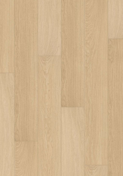 QuickStep Impressive White Varnished Oak Laminate Flooring, 8mm Image 1