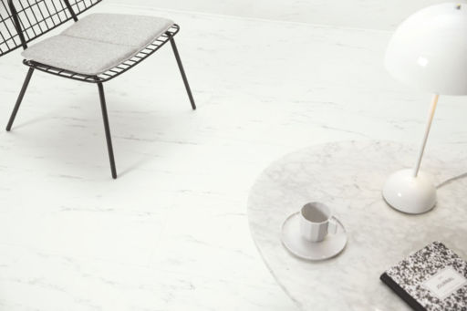 QuickStep Livyn Alpha Click Marble Carrara Oak White Vinyl Flooring Image 1