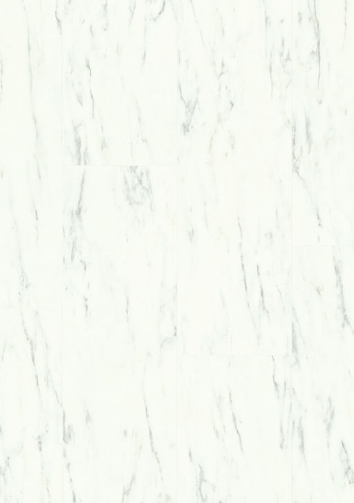 QuickStep Livyn Ambient Click Plus Marble Carrara White Vinyl Flooring Image 3