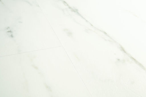 QuickStep Livyn Ambient Click Plus Marble Carrara White Vinyl Flooring Image 4