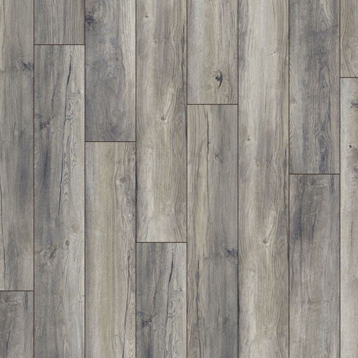 Robusto Harbour Oak Grey Laminate Flooring, 12mm Image 2