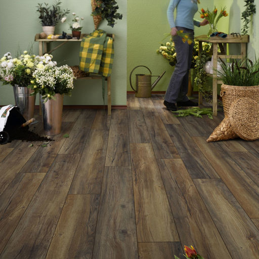 Robusto Harbour Oak Laminate Flooring, 12mm Image 3