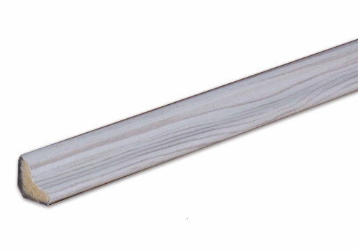 HDF Light Grey Pine Scotia Beading for Laminate Floors, 18x18 mm, 2.4 m Image 1