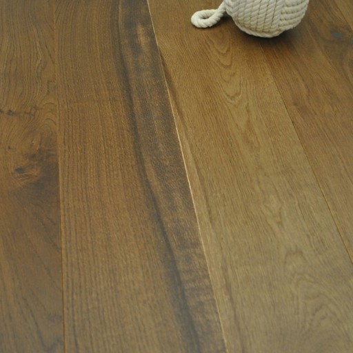 Cheetah Double Smoked Oak Engineered Flooring, Rustic, Matt Lacquered, 190x6x20 mm Image 1