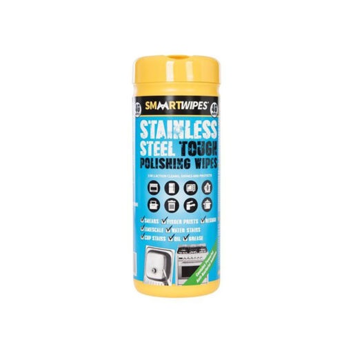 Stainless Steel Tough Polishing Wipes, 40pcs Image 1