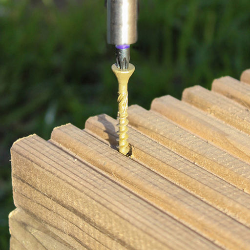 TIMco C2 Advanced Decking Timber Screws - TX - Countersunk - Exterior - Green 4.5x75mm Image 2