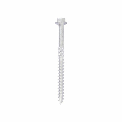 TIMco Heavy Duty Timber Screws - Hex - Exterior - Silver 8.0x75mm Image 1