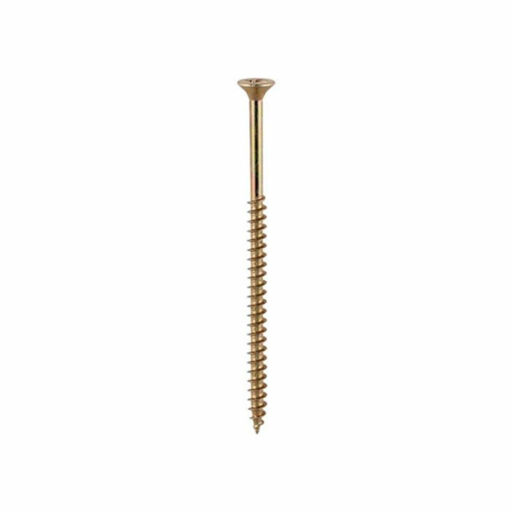 TIMco Solo Woodscrews - PZ - Double Countersunk - Yellow 6.0 x 120 mm Image 1