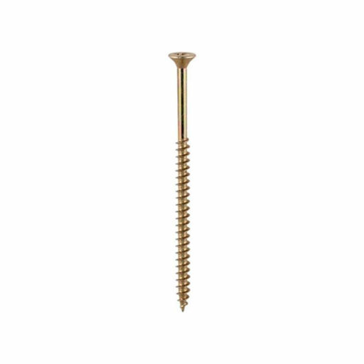 TIMco Solo Woodscrews - PZ - Double Countersunk - Yellow 6.0x200mm Image 1