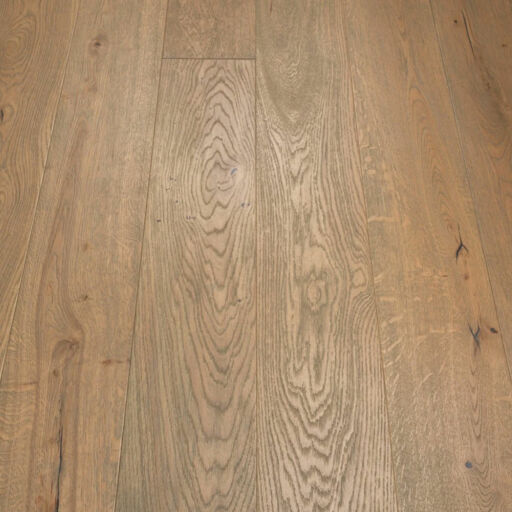 Tradition Antique Engineered Oak Flooring, Distressed, Brushed, Moonstone Grey Oiled, 220x15x2200mm Image 2