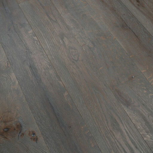 Tradition Antique Engineered Oak Flooring, Distressed, Brushed, Smoked Grey, 220x15x2200mm Image 4