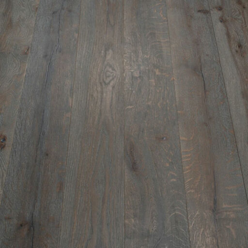 Tradition Antique Engineered Oak Flooring, Distressed, Brushed, Smoked Grey, 220x15x2200mm Image 2