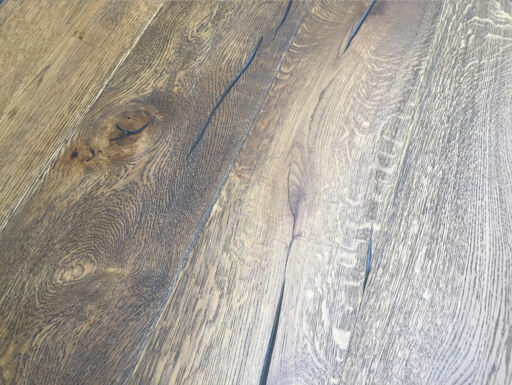 Tradition Antique Light Brown Engineered Oak Flooring, Rustic, Distressed, Brushed, 2200x20x220 mm Image 5