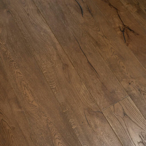 Tradition Antique Light Brown Engineered Oak Flooring, Rustic, Distressed, Brushed, 2200x20x220 mm Image 4