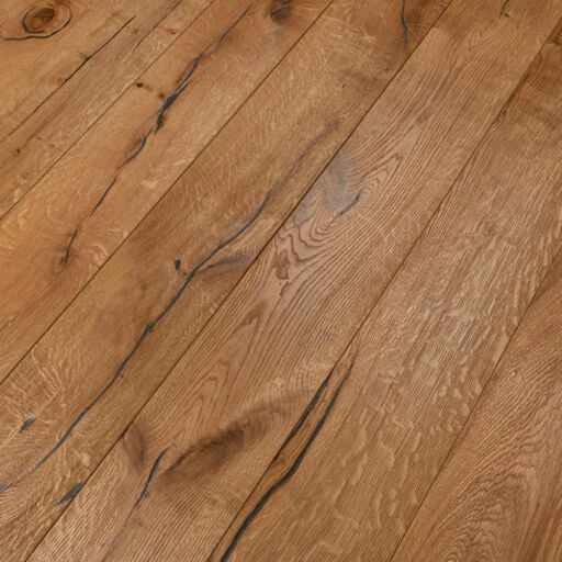 Tradition Antique Natural Oak Engineered Flooring, Rustic, Distressed, Brushed & Oiled, 190x20x1900mm Image 1