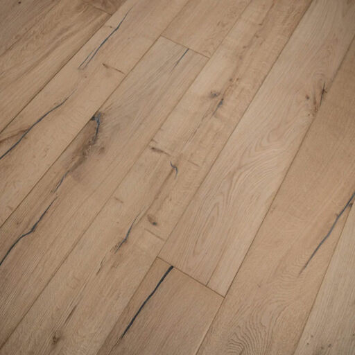 Tradition Antique Oak Engineered Flooring, Rustic, Brushed, Distressed, Unfinished, 190x20x1900mm Image 2