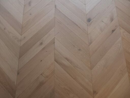 Tradition Chevron Engineered Oak Flooring, Natural, Invisible Matt Lacquered 90x14x510mm Image 2
