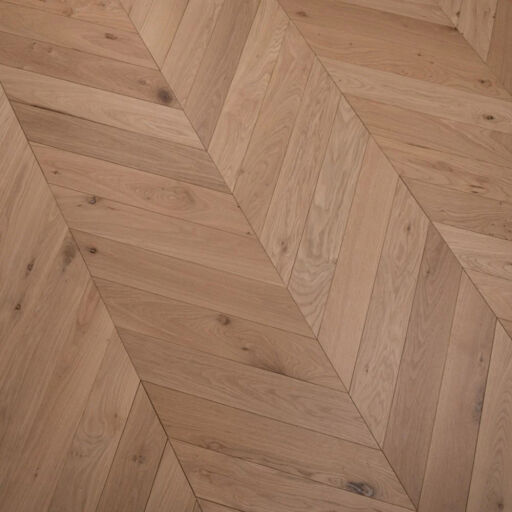 Tradition Chevron Engineered Oak Flooring, Natural, Invisible Oiled, 90x14x510 mm Image 3