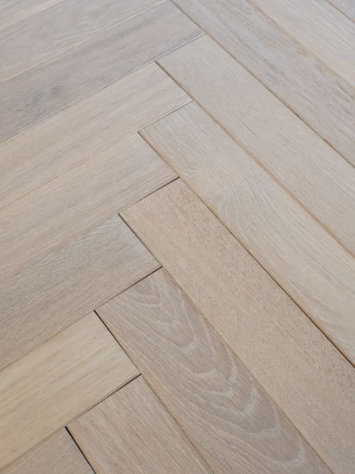 Tradition Classics Herringbone Engineered Oak Flooring, WITMAT, Brushed, Oiled, 70x15x350mm Image 1