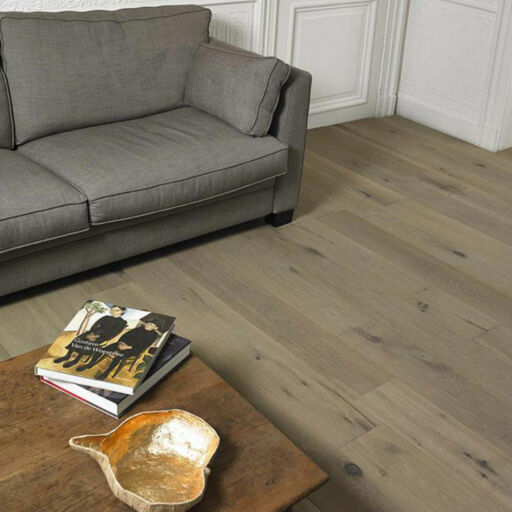Tradition Classics Merlot Engineered Oak Flooring, Smoked, Distressed, Grey Oiled, 15x190x1900mm Image 3