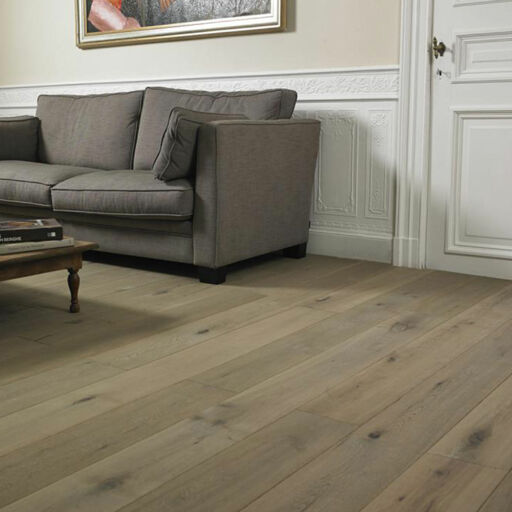 Tradition Classics Merlot Engineered Oak Flooring, Smoked, Distressed, Grey Oiled, 15x190x1900mm Image 2