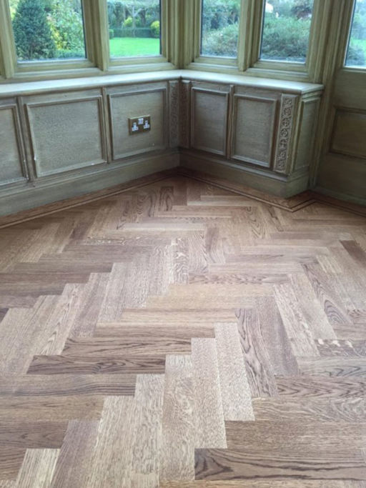 Tradition Classics Solid Oak Overlay Parquet Flooring, Unfinished, Prime, 10x70x350 mm Image 1