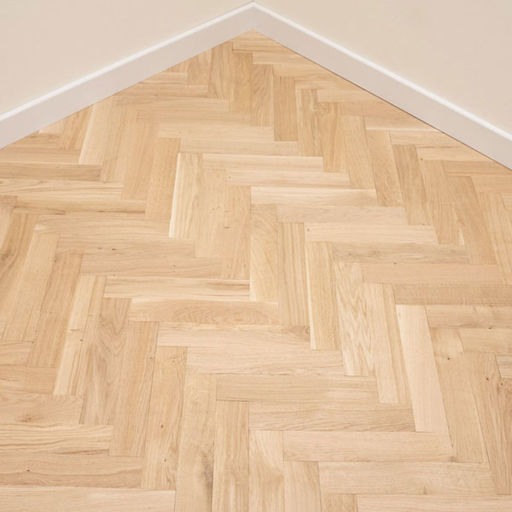 Tradition Classics Solid Oak Parquet Flooring Blocks, Unfinished, Prime, 22x70x280 mm Image 2