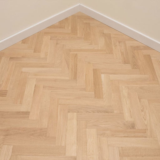 Tradition Classics Solid Oak Parquet Flooring Blocks, Unfinished, Prime, 22x70x350 mm Image 2