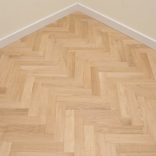 Tradition Classics Solid Oak Parquet Flooring Blocks, Unfinished, Prime, 22x70x350mm Image 1