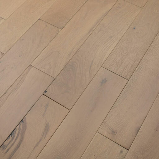 Tradition Engineered Oak Flooring, Winter White, Rustic, Brushed & Matt Lacquered, RLx125x14mm Image 1