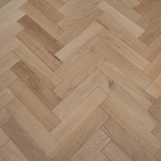 Tradition Engineered Oak Herringbone Flooring, Natural, Unfinished, 90x18x400mm Image 2