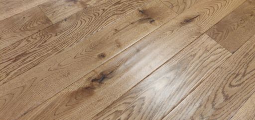 Tradition Golden Engineered Oak Flooring, Rustic, Handscraped, Lacquered, 125x18x1830 mm Image 2