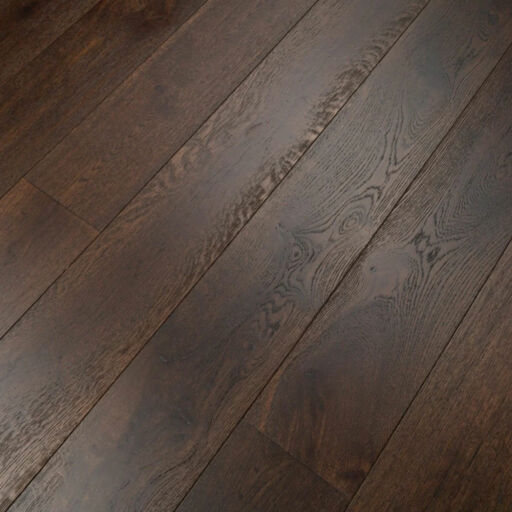 Tradition Mocha Oak Engineered Parquet Flooring, Rustic, Brushed, Matt Lacquered, 190x14x1900mm Image 2