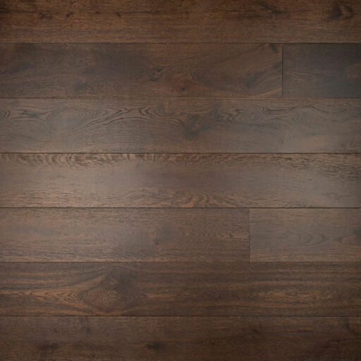 Tradition Mocha Oak Engineered Parquet Flooring, Rustic, Brushed, Matt Lacquered, 190x14x1900mm Image 4